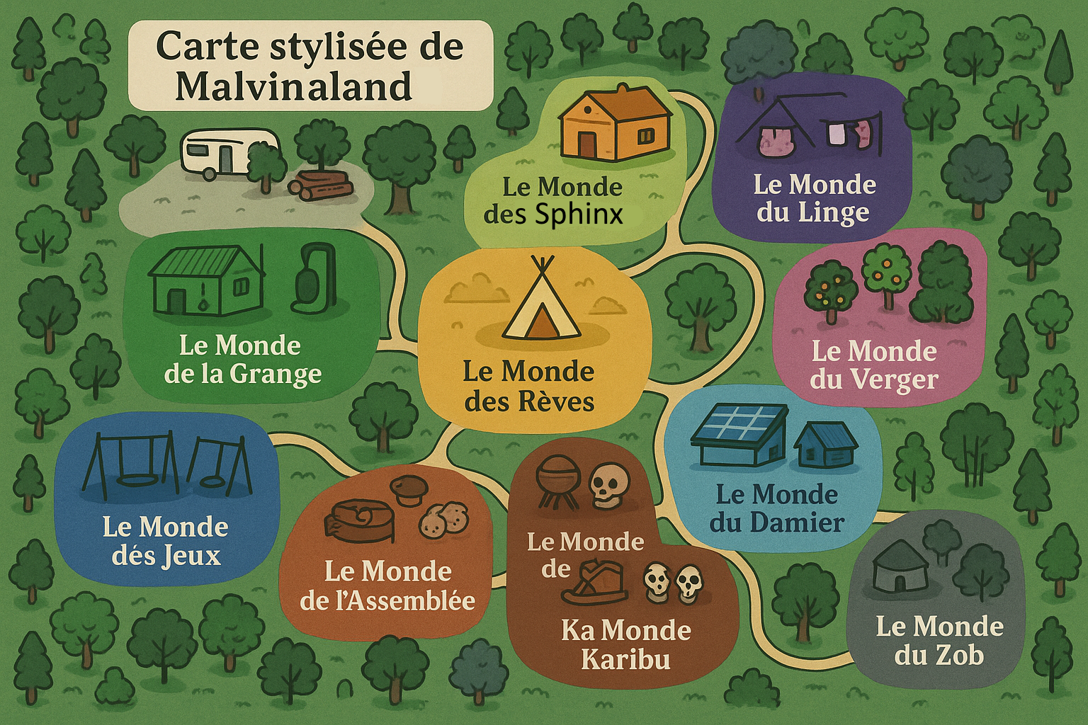 Carte de Malvinaland